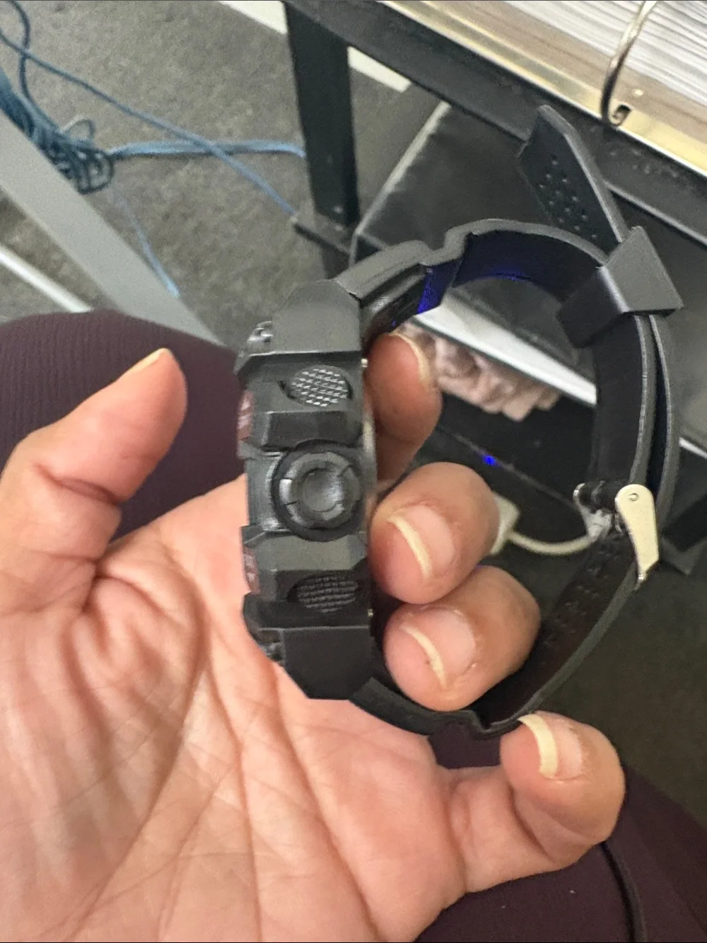 Black Sport Watch - Dual Display Fitness Watch